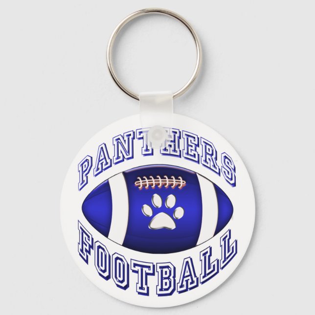 Panthers Football Key Ring (Front)