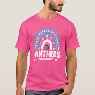 Panthers Rainbow Teacher T-Shirt