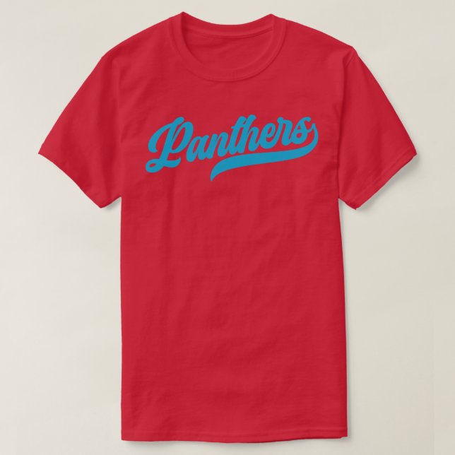 Panthers Retro olina Panthers T-Shirt (Design Front)