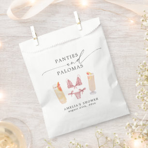 Panties & Palomas Bridal Shower Bachelorette Favour Bags
