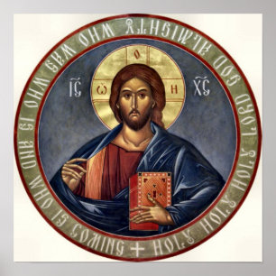 Pantocrator Lord of All Christ Orthodox Print