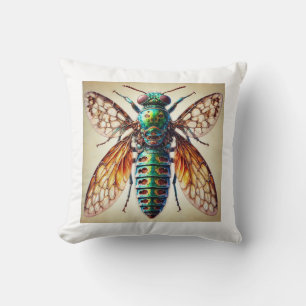 Pantomallus dorsal view 010924IREF225 - Watercolor Cushion