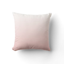 Pantone Rose Quartz Gradient Throw Pillow