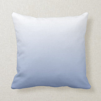 Pantone Serenity Blue Gradient Throw Pillow