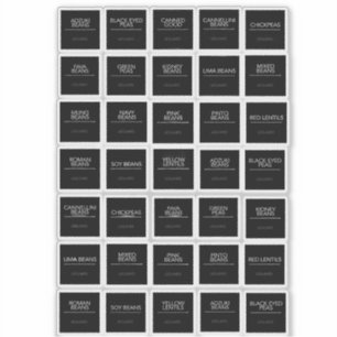 Pantry Labels Stickers