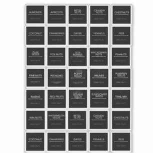 Pantry Labels Stickers