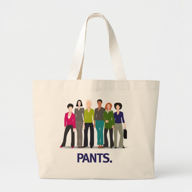 PANTS! LARGE TOTE BAG (Front)