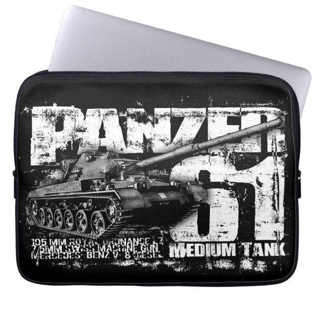 Panzer 61 Computer Sleeve (Front)