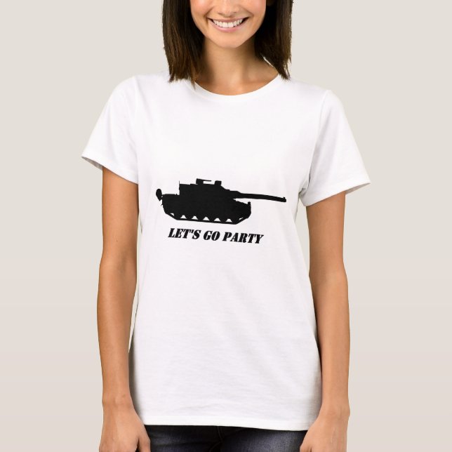 , panzer alone go party T-Shirt (Front)