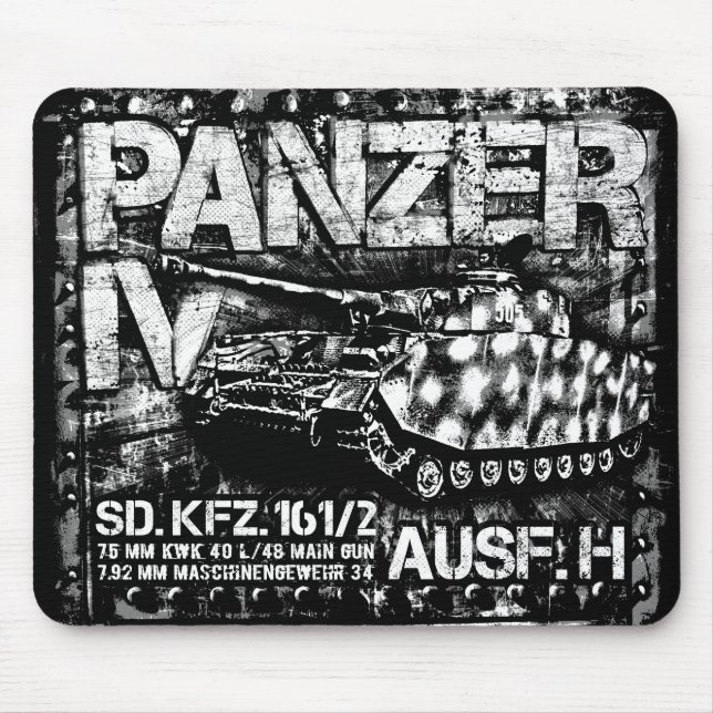 Panzer IV Mouse Pad (Front)