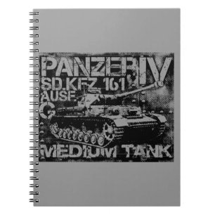 Panzer IV Photo Notebook (80 Pages B&W)
