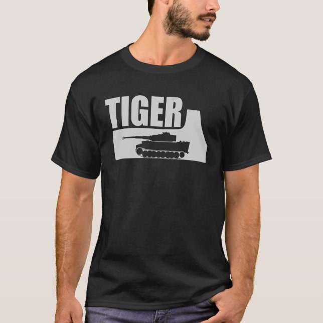 Panzer VI Tiger 1 German WW2 2 T-Shirt (Front)