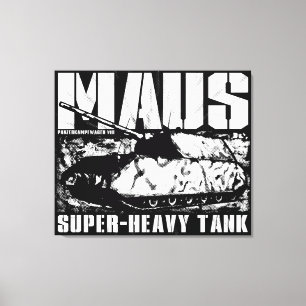 Panzer VIII Maus Stretched Canvas Print