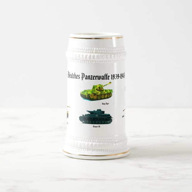 Panzerwaffe German Tank Stein (Center)