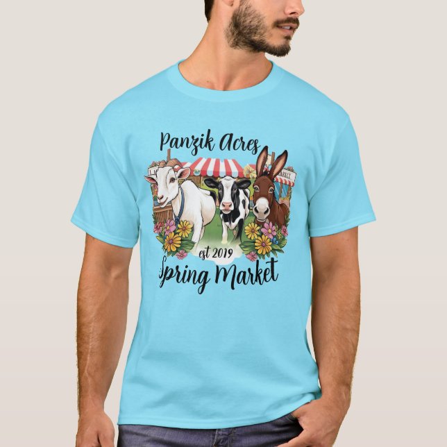 Panzik Acres Spring Market T-Shirt (Front)
