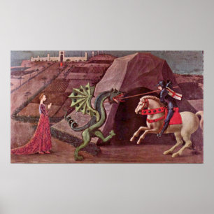 Paolo Uccello - St George and the Dragon Poster