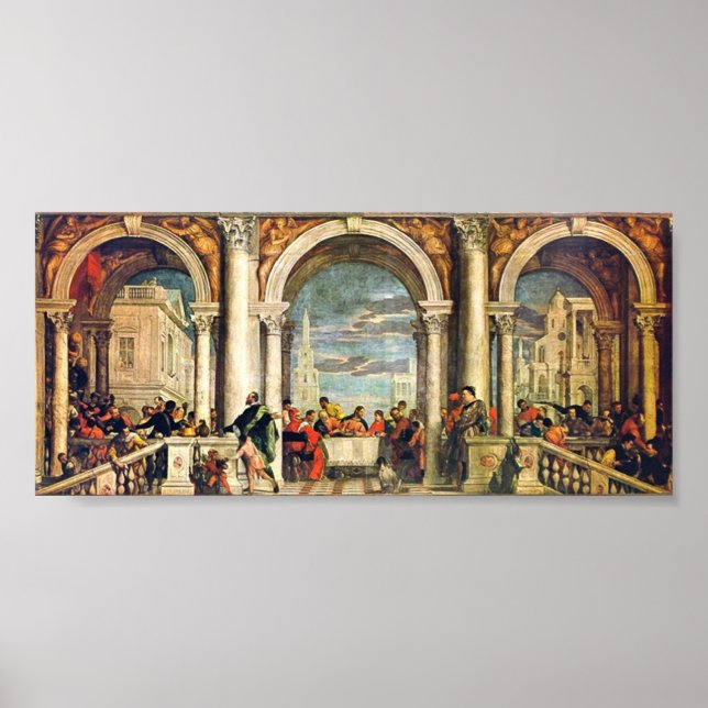 Paolo Veronese - Feast in the House of Levi Poster (Front)