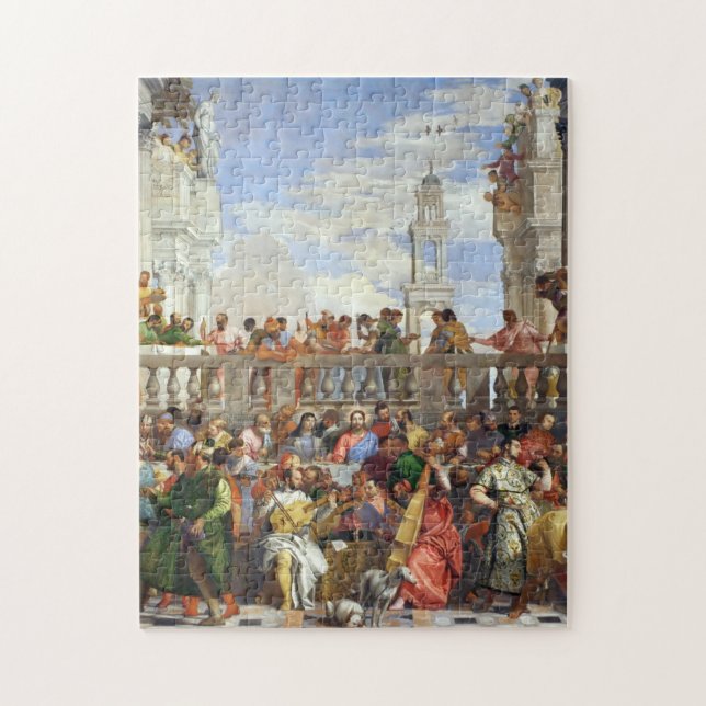 Paolo Veronese - The Wedding At Cana 1563 Jigsaw Puzzle (Vertical)