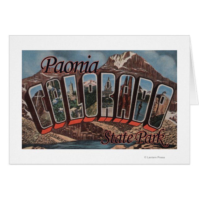 Paonia State Park, Colorado - Large Letter Scene (Front Horizontal)