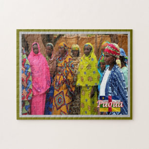 Paoua - Les femmes - Jigsaw Puzzle
