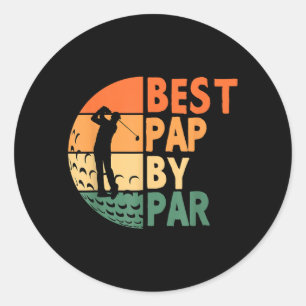 Pap Design Classic Round Sticker