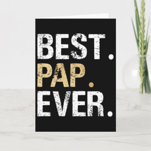 Pap Gift From Granddaughter Grandson Best Pap Card