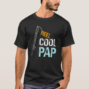 Pap Gift from Granddaughter Grandson Reel Cool Pap T-Shirt