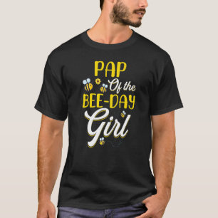Pap Of The Bee Day Girl Family Matching Birthday T-Shirt
