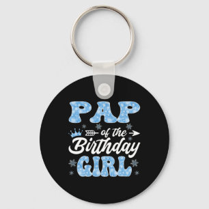 Pap Of The Birthday Girl Snowflakes Winter Xmas  Key Ring