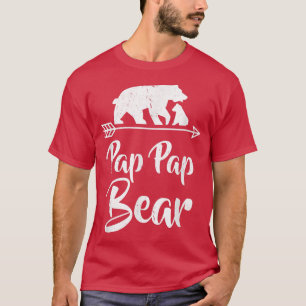 Pap Pap Bear Matching Family Christmas Costume T-Shirt