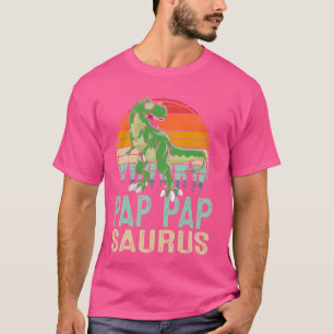 Pap PapSaurus T Rex Dinosaur Saurus Family Matchin T-Shirt