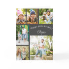 Papa 6 Photo Collage Any Age Happy Birthday