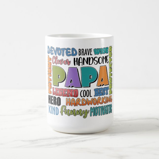 Papa: A Legacy of Strength and Love Coffee Mug (Center)