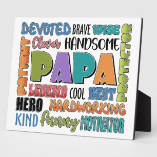Papa: A Legacy of Strength and Love Plaque