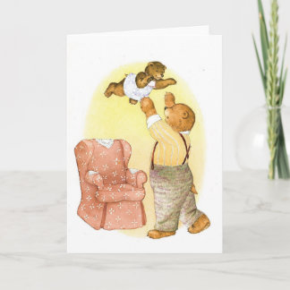 Papa and Baby Bear Card