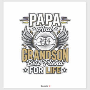 Papa And Grandson Best Friend For Life Shirt Desig