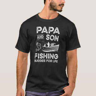 Papa And Son Fishing Buddies For Life Match Match T-Shirt