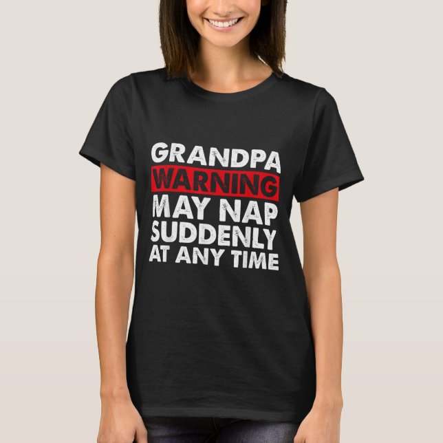 Papa Art For Grandpa From Grandkids Father's Day P T-Shirt (Front)