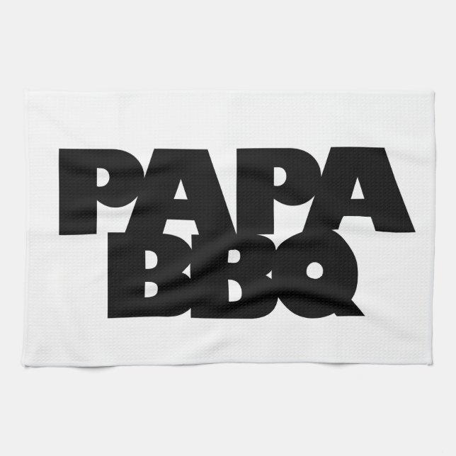 Papa BBQ Tea Towel (Horizontal)