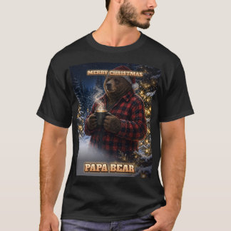 Papa Bear Christmas Shirt Matching Family Bear Set