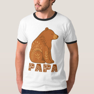 Papa Bear Classic Boho T-Shirt