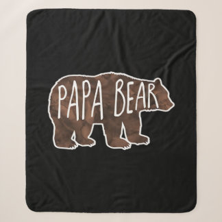 Papa Bear Classic Sherpa Blanket