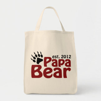 papa bear claw 2012 tote bag