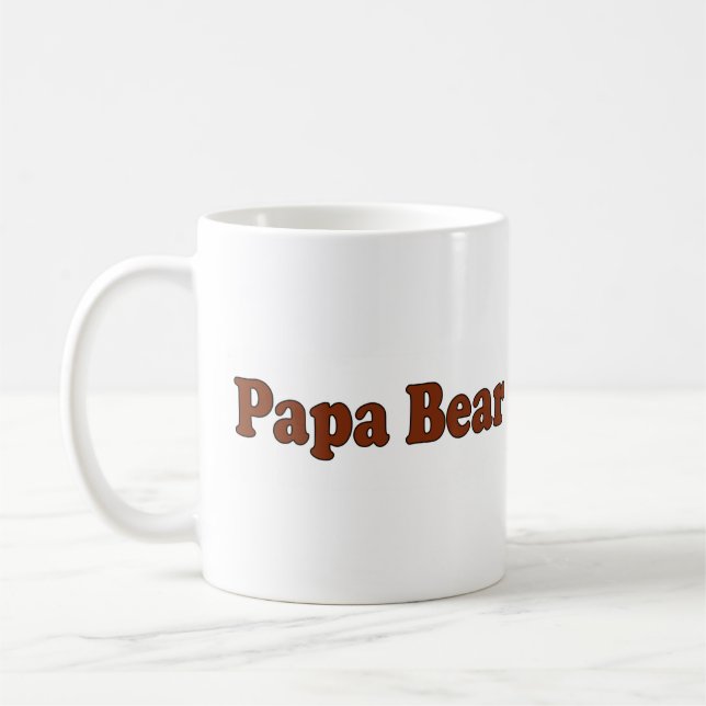 Papa Bear Coffee Mug (Left)