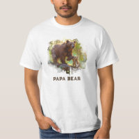 *~* PAPA BEAR Cub Art Father's Day Gift AP86