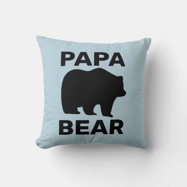 PAPA BEAR DAD FATHER'S DAY PILLOWS (Front)