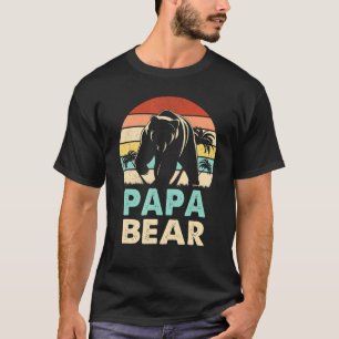 Papa Bear Daddy Bear Family Matching For Dad T-Shirt