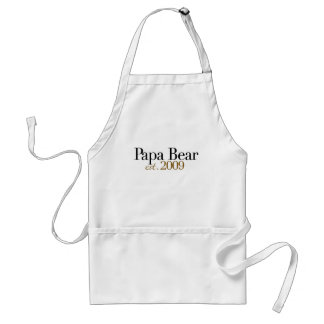 Papa Bear Est 2009 Standard Apron