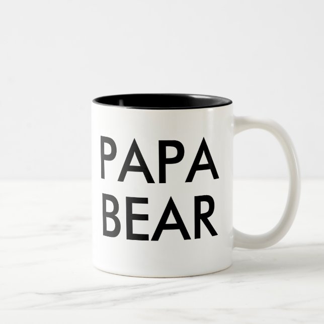 Papa Bear | funny humor joke mug (Right)