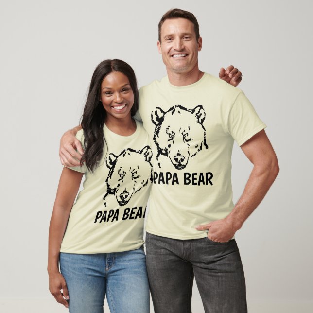 PAPA BEAR, Funny T-shirts for Dad (Unisex)